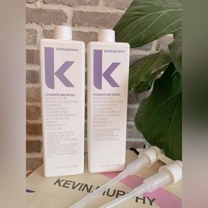 NEW! KEVIN.MURPHY HYDRATE-ME.WASH AND HYDRATE-ME.RINSE PROFESSIONAL LITER SET